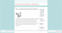 Desktop Screenshot of instrumentacionuv.wordpress.com