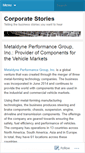 Mobile Screenshot of corporatestories.wordpress.com