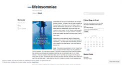 Desktop Screenshot of lifeinsomniac.wordpress.com