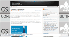 Desktop Screenshot of gsjconsulting.wordpress.com