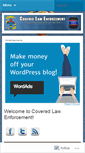 Mobile Screenshot of coveredlawenforcement.wordpress.com