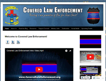 Tablet Screenshot of coveredlawenforcement.wordpress.com