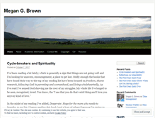 Tablet Screenshot of megangreybrown.wordpress.com