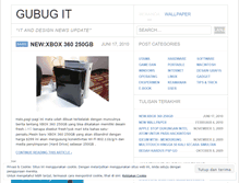 Tablet Screenshot of gubugit.wordpress.com