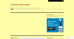 Desktop Screenshot of connorshowalter.wordpress.com