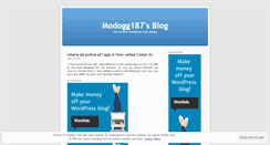 Desktop Screenshot of modogg187.wordpress.com