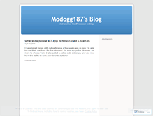 Tablet Screenshot of modogg187.wordpress.com