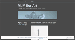 Desktop Screenshot of mmillerart.wordpress.com