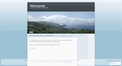 Desktop Screenshot of msgaessentials.wordpress.com