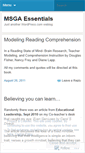 Mobile Screenshot of msgaessentials.wordpress.com