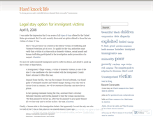 Tablet Screenshot of hardknocklife.wordpress.com