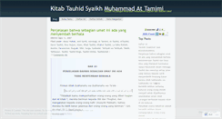 Desktop Screenshot of kitabtauhid.wordpress.com