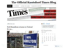 Tablet Screenshot of knutsfordtimes.wordpress.com