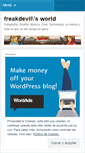 Mobile Screenshot of freakdevil.wordpress.com
