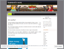 Tablet Screenshot of freakdevil.wordpress.com