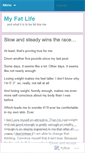 Mobile Screenshot of myfatlife42.wordpress.com
