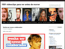 Tablet Screenshot of 1001videoclips.wordpress.com