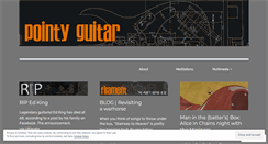 Desktop Screenshot of pointyguitar.wordpress.com