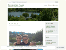 Tablet Screenshot of fanningflame.wordpress.com