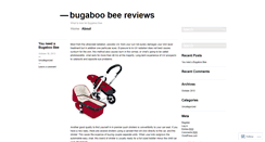 Desktop Screenshot of bugaboobeereviews.wordpress.com