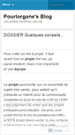 Mobile Screenshot of pourlorgane.wordpress.com