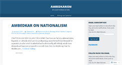 Desktop Screenshot of ambedkarism.wordpress.com