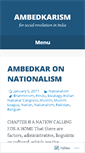 Mobile Screenshot of ambedkarism.wordpress.com