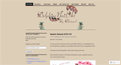 Desktop Screenshot of delphinenailart.wordpress.com