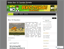 Tablet Screenshot of ben10oyunlari.wordpress.com