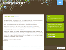 Tablet Screenshot of marksplacespa.wordpress.com