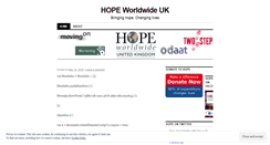 Desktop Screenshot of hopeworldwideuk.wordpress.com