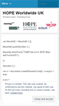 Mobile Screenshot of hopeworldwideuk.wordpress.com