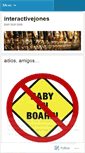 Mobile Screenshot of interactivejones.wordpress.com