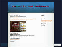 Tablet Screenshot of maxmanoriginal.wordpress.com