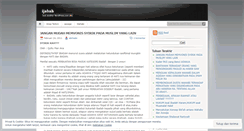 Desktop Screenshot of ijabah.wordpress.com