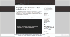 Desktop Screenshot of immaterialart.wordpress.com