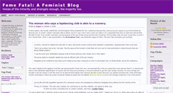 Desktop Screenshot of femefatal.wordpress.com