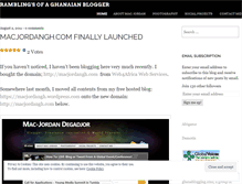 Tablet Screenshot of macjordangh.wordpress.com