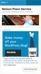 Mobile Screenshot of nelsonpianoservice.wordpress.com