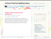 Tablet Screenshot of granfestivalmediterraneo.wordpress.com