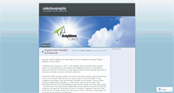 Desktop Screenshot of collectionsinsights.wordpress.com