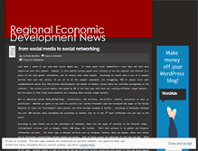 Tablet Screenshot of economicdevelopmentnews.wordpress.com