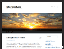 Tablet Screenshot of latestartstudio.wordpress.com