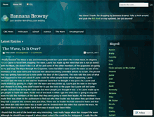 Tablet Screenshot of bannanapolkadot.wordpress.com