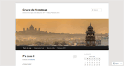 Desktop Screenshot of crucedefronteras.wordpress.com