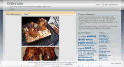 Desktop Screenshot of grillinfools.wordpress.com