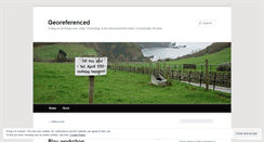 Desktop Screenshot of georeferenced.wordpress.com