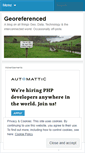 Mobile Screenshot of georeferenced.wordpress.com