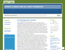 Tablet Screenshot of apercuconsulting.wordpress.com