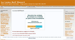 Desktop Screenshot of lalomagolfresort.wordpress.com